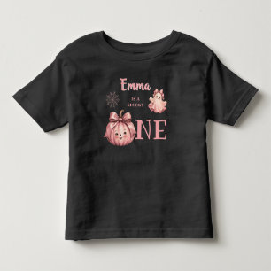 Les Tous Petits Custom Name est un T-Shirt Rose pour Pinkoween Fil