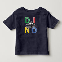 DINO - T-shirt bleu marine pour bébé fin jersey