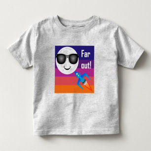 Les Tous Petits Far Out Design - T-Shirt en jersey fin pour tout-p