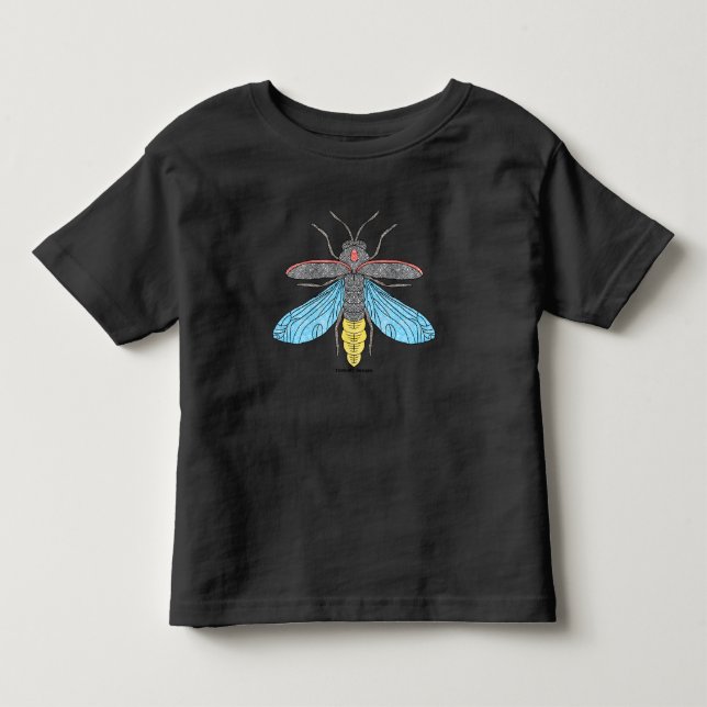 Les Tous Petits Firefly (vif) - T-Shirt pour tout-petit (Devant)
