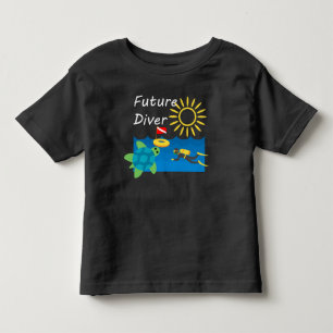 Les Tous Petits Futur Diver Design - T-Shirt pour jersey fin Toddl