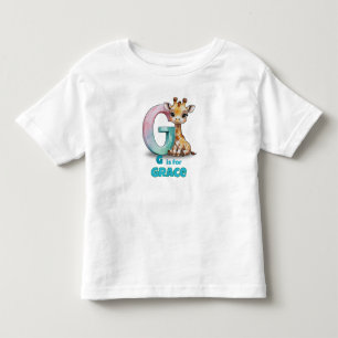 Les Tous Petits G pour Grâce - T-shirt personnalisé pour tout-peti