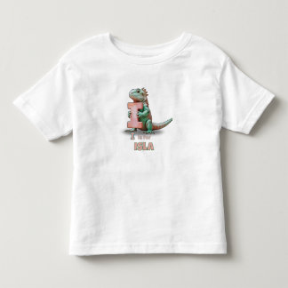 Les Tous Petits I est pour Isla – T-shirt pour tout-petit personna