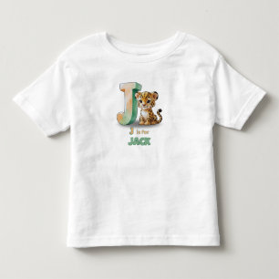 Les Tous Petits J est pour Jack - T-shirt pour tout-petit personna