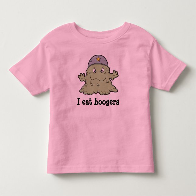 Les Tous Petits Je mange le T-shirt de boogers pour des enfants en (Devant)