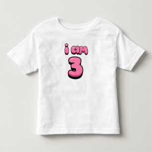 Les Tous Petits Je suis un t-shirt pour enfant de 3 ans