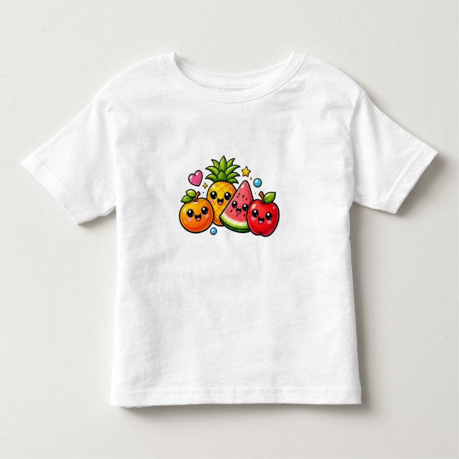 Les Tous Petits Joli Fruits T-Shirt Y2K pour Tout-Petits (Devant)