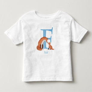 Les Tous Petits L'animal ABC F est pour le T-shirt renard