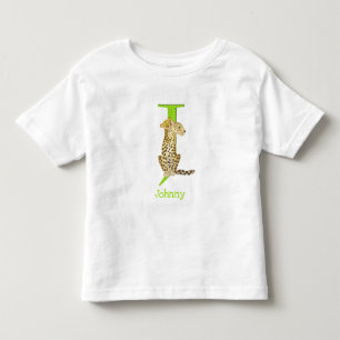 Les Tous Petits L'animal ABC J est pour un T-shirt jaguar