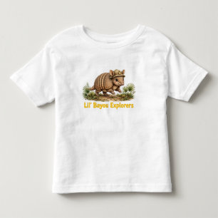 Les Tous Petits Lil' Bayou Explorers Tatou T-Shirt pour Tout-Petit