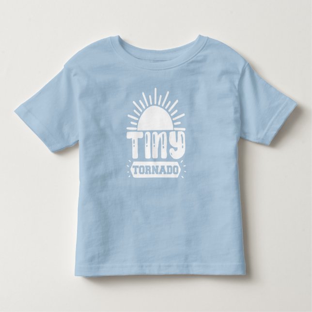 Les Tous Petits Minuscule T-Shirt Tornado Toddler pour enfants (Devant)