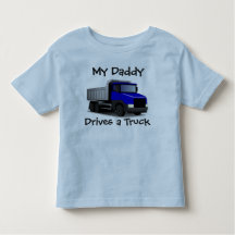 Mon père conduit un T-shirt pour bébé en camion