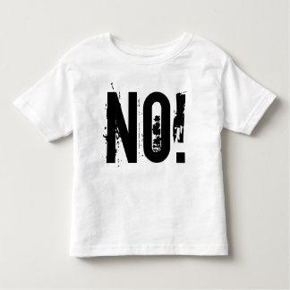 Les Tous Petits NON! T-shirt en jersey fin pour nourrissons