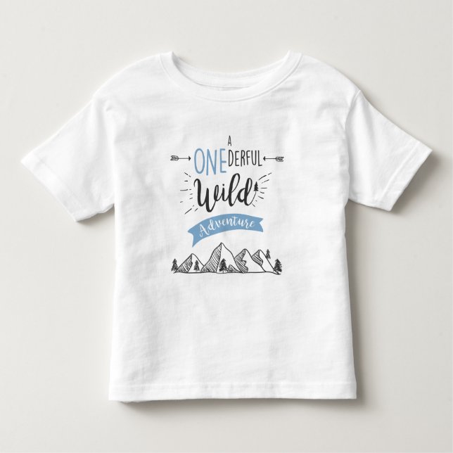 Les Tous Petits T-Shirt A Onederful Wild Adventure T-shirt pour to (Devant)