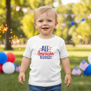 Les Tous Petits T-shirt américain pour enfants du 4 juillet