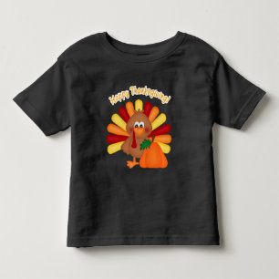 Les Tous Petits T-shirt bon thanksgiving Turquie unisex pour tout-