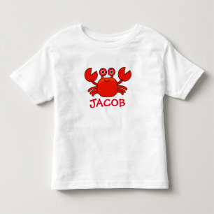 Les Tous Petits T-shirt Crabe personnalisé pour bébé ou enfant