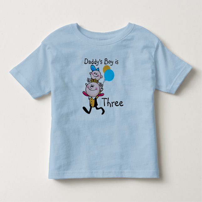 Les Tous Petits T-shirt d'anniversaire personnalisable pour le gar (Devant)
