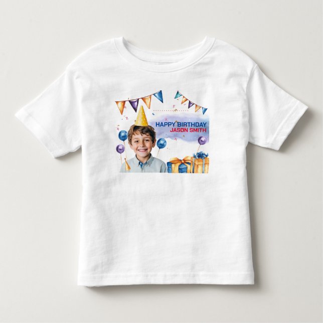 Les Tous Petits T-Shirt D'Anniversaire Pour Enfants (Devant)