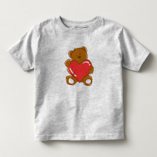Les Tous Petits T-shirt de base pour tout-petit avec motif d'ours