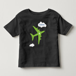 Les Tous Petits T-shirt de fête d'anniversaire d'avion pour enfant