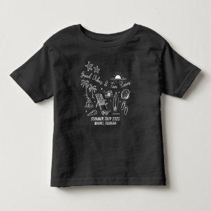 Les Tous Petits T-shirt de groupe assorti pour un voyage de famill