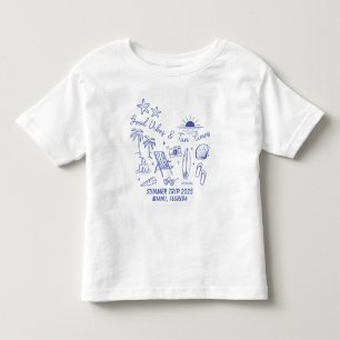 Les Tous Petits T-shirt de groupe assorti pour un voyage de famill