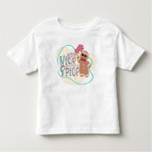 T-shirt de Noël au pain d'épice pour filles