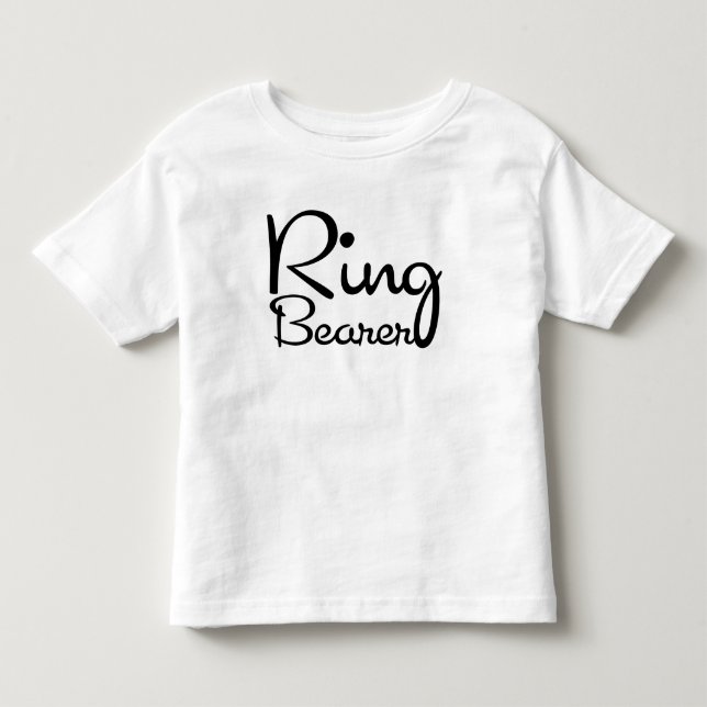 Les Tous Petits T-shirt du porte-bagues pour bébé (Devant)