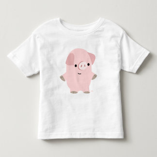 Les Tous Petits T-shirt enfant personnalisé pour cochon de dessin