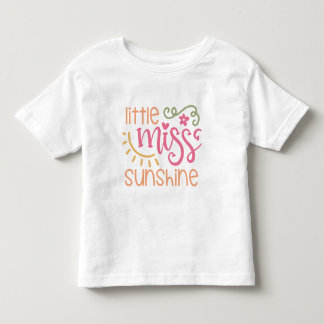 Les Tous Petits T-shirt fille pour bébé Miss Sunshine