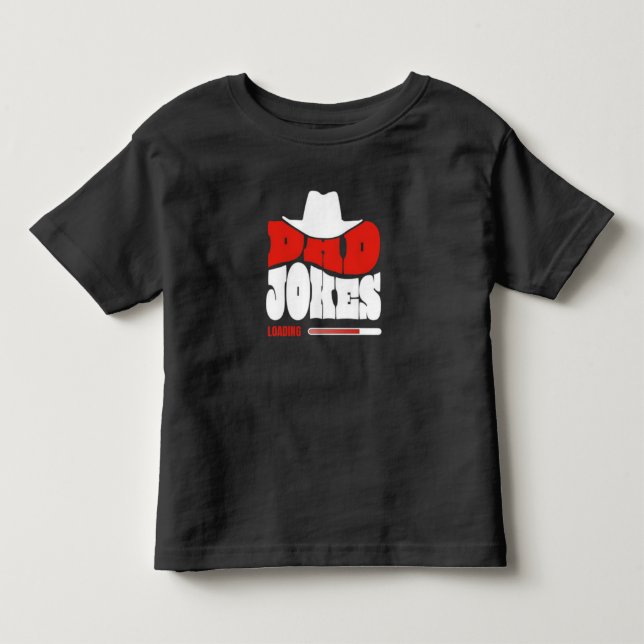 Les Tous Petits T-shirt graphique cow-boy "Mauvaises blagues" pour (Devant)