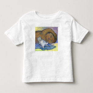 Les Tous Petits T-shirt personnalisé pour bébé et chaton lavé au l