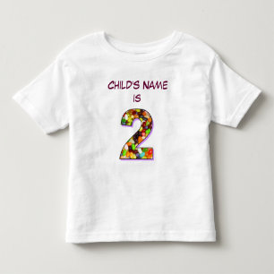 Les Tous Petits T-shirt personnalisé pour deux ans