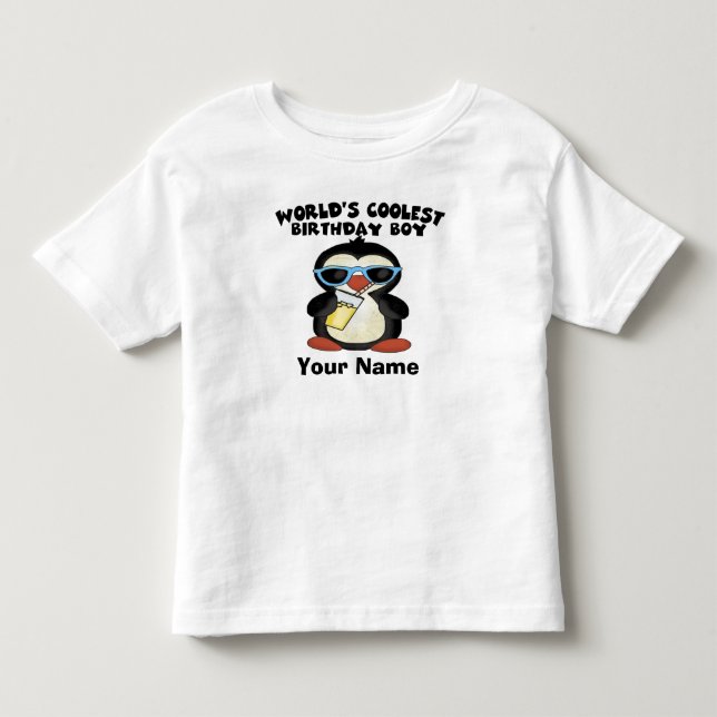 Les Tous Petits T-shirt personnalisé pour garçon d'anniversaire le (Devant)