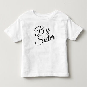 Les Tous Petits T-shirt personnalisé pour grande sœur de bébé