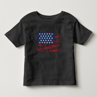 Les Tous Petits T-shirt personnalisé pour tout-petit avec drapeau