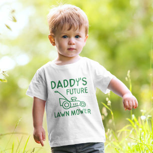Les Tous Petits T-shirt pour bébé de la future tondeuse de pelouse