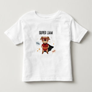 Les Tous Petits T-shirt pour bébé et tout-petit Superhero Dog
