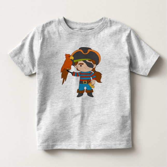 Les Tous Petits T-shirt pour bébé - Pirate (Devant)
