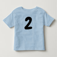 T-Shirt pour enfant de 2 ans pour 2ème anniversair