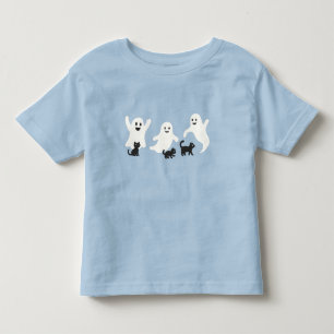 Les Tous Petits T-shirt pour enfants avec des fantômes amusants et