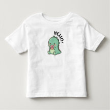 T-shirt pour enfants avec un joli dinosaure
