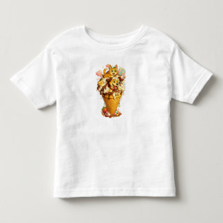 Les Tous Petits T-shirt pour enfants Meilleurs amis Chien et Chat 