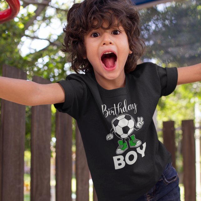 Les Tous Petits T-Shirt pour garçon d'anniversaire de football (Créateur téléchargé)