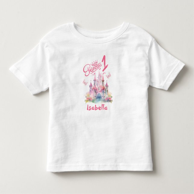 Les Tous Petits T-shirt pour le premier anniversaire de la princes (Devant)