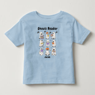 Les Tous Petits T-shirt pour lecteur d'Halloween avec fantômes pou