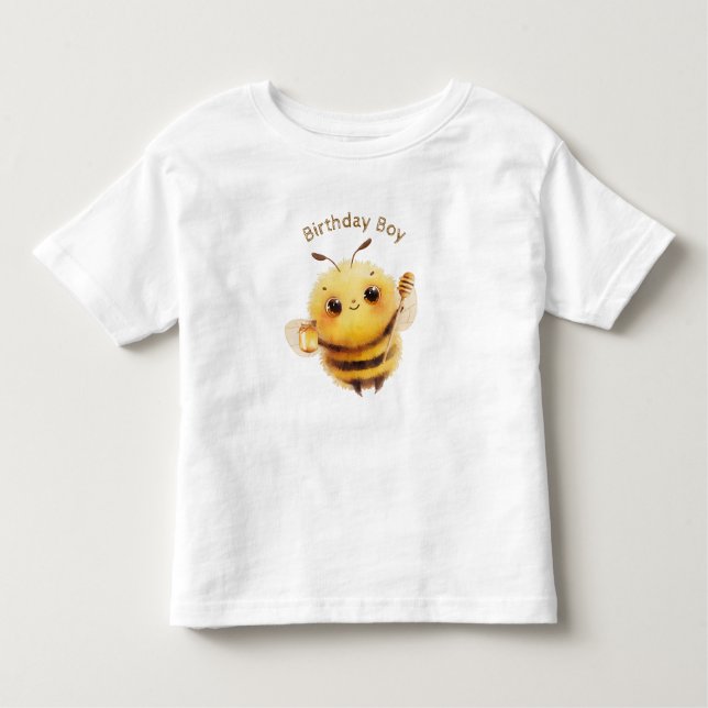 Les Tous Petits T-Shirt pour tout-petit Abeille Sympathique (Devant)