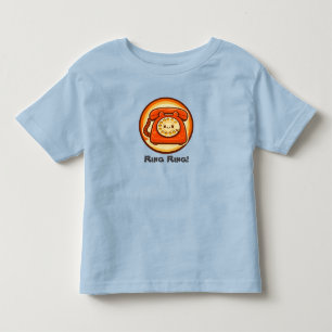 Les Tous Petits T-shirt pour tout-petit avec téléphone rétro migno