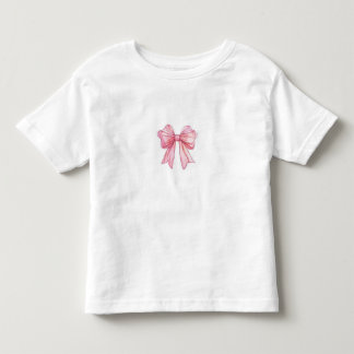 Les Tous Petits T-Shirt pour tout-petit avec un doux nœud coquette